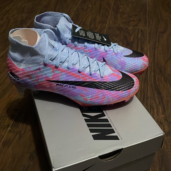 Zoom Superfly 9 MDS ELITE FG. Cobalt bliss/ Black. Mens size 6. Women’s 7.5 - Picture 1 of 8